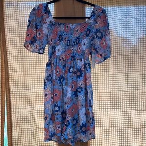Pie in the Sky Blue Floral Romper